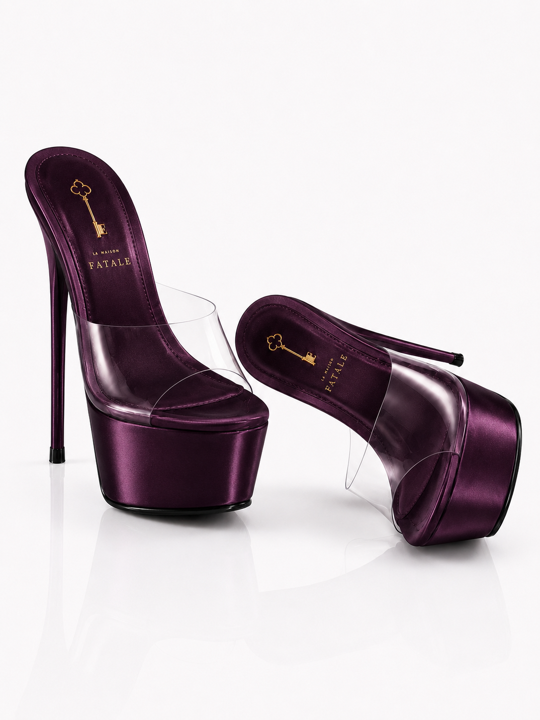 Sortilège Pourpre™ Satin Mule