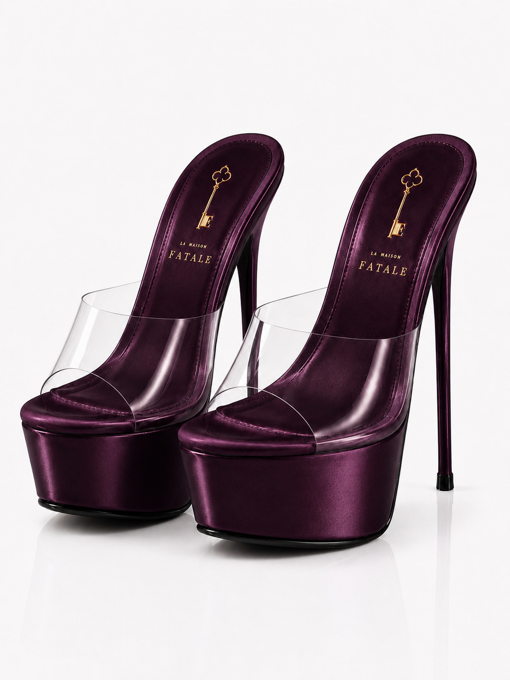 Sortilège Pourpre™ Satin Mule