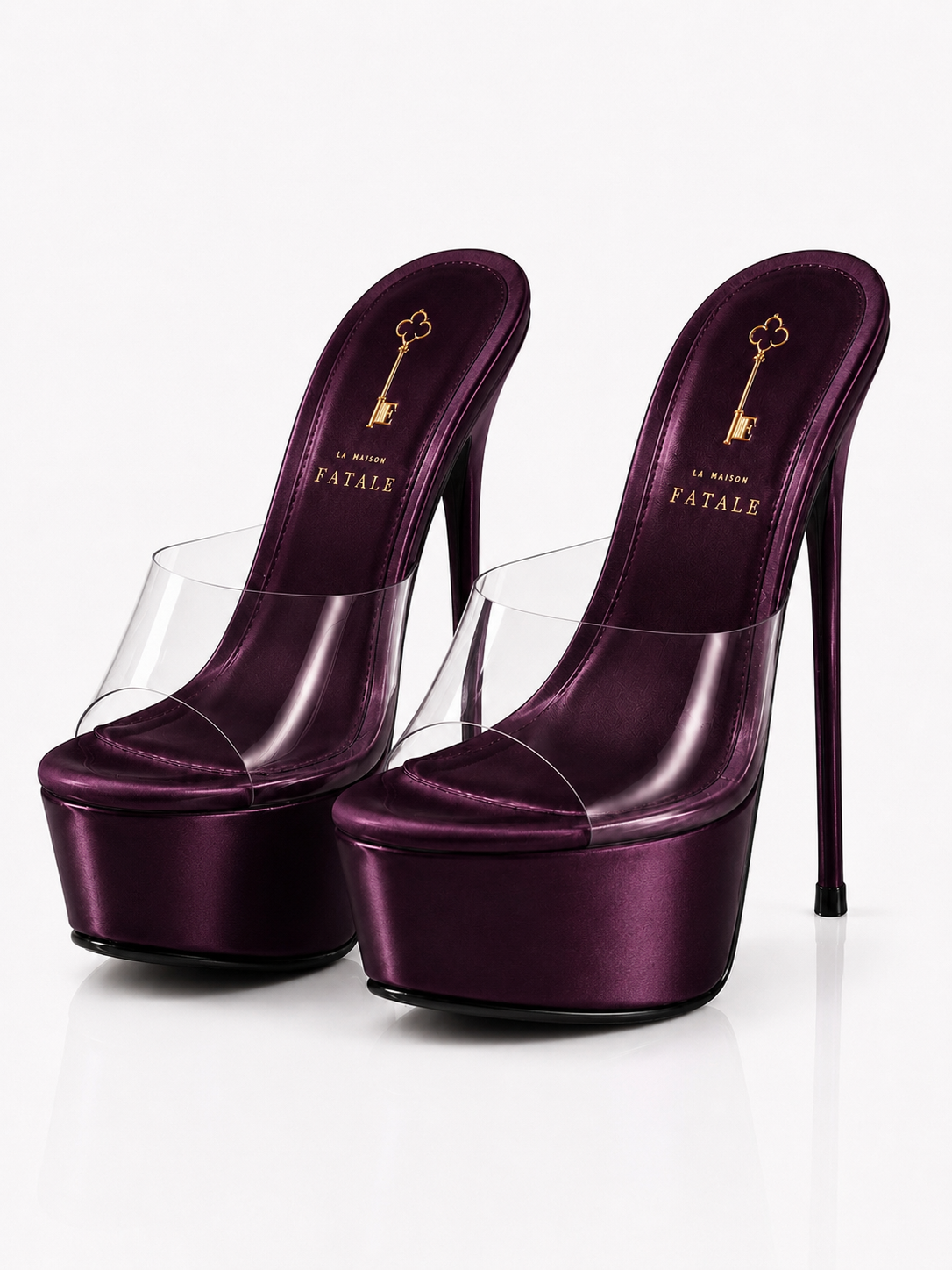 Sortilège Pourpre™ Satin Mule