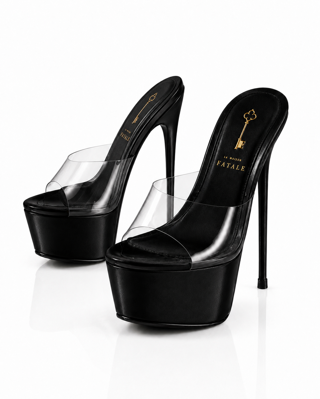 Noir Indécent™ Satin Mule