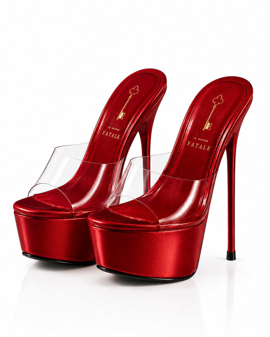 Rouge Déviant™ Satin Mule