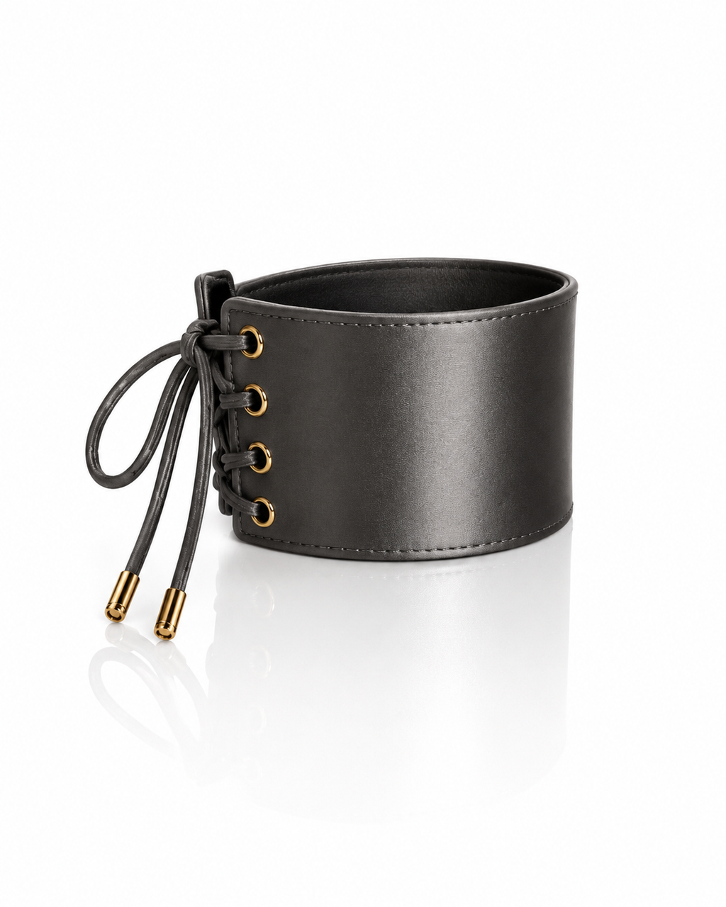 Le Lien Fatal™ Satin Cuff in Acier Provocant