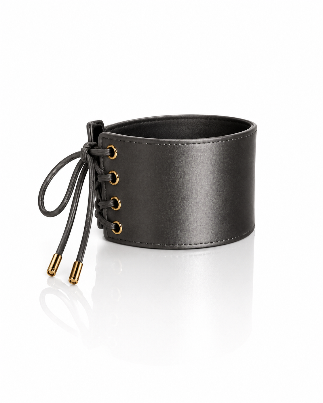 Le Lien Fatal™ Satin Cuff in Acier Provocant