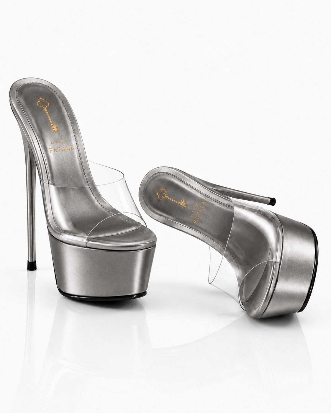 Acier Provocant™ Satin Mule